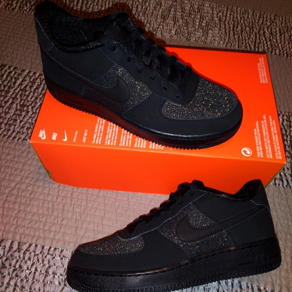 black glitter af1